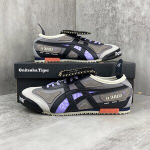 Pandaprank X Onitsuka Tiger Mexico 66 Black/Gray Sneakers
